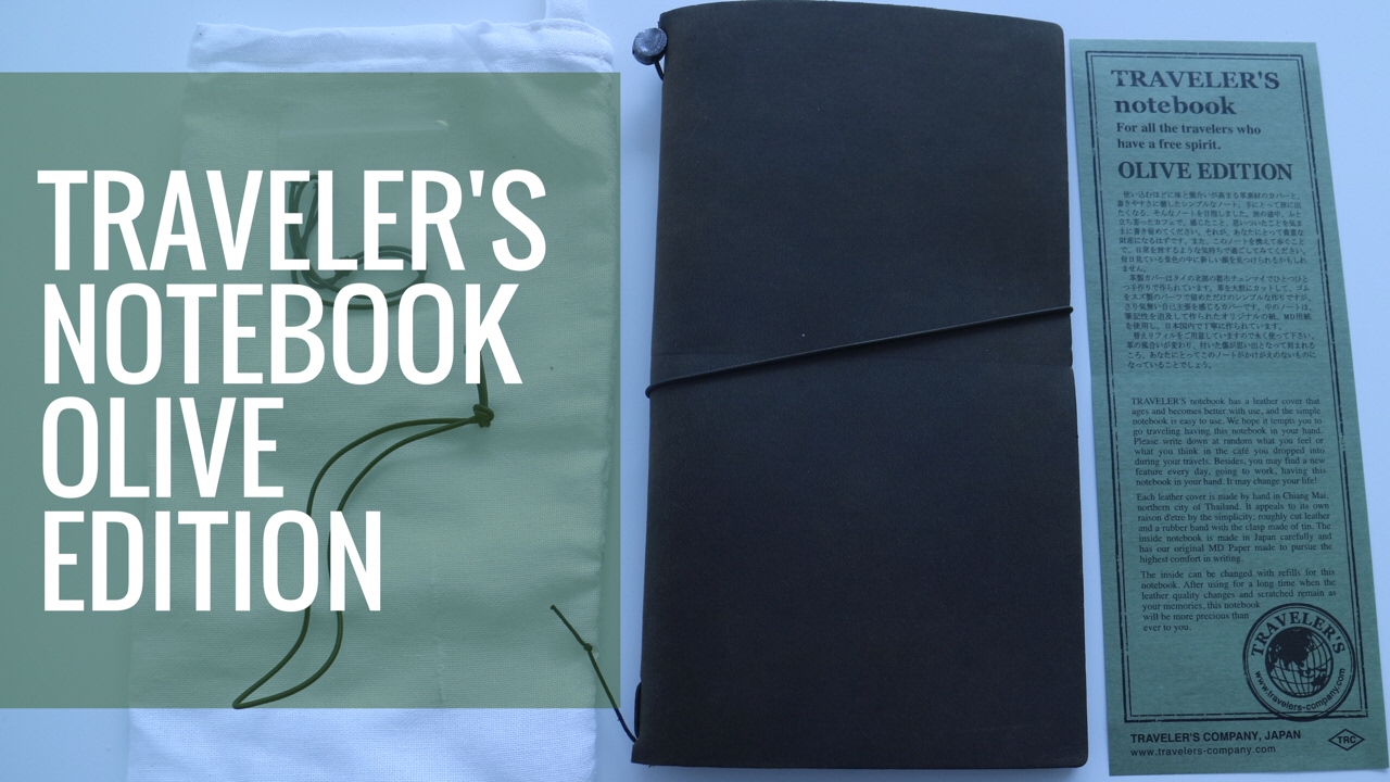 OLIVE EDITION - Traveler's Notebook limited edition 2017