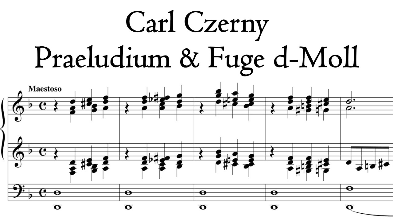 Czerny - Praeludium & Fuge d-Moll / D minor - Walcker/Eule Organ, Annaberg, Hauptwerk