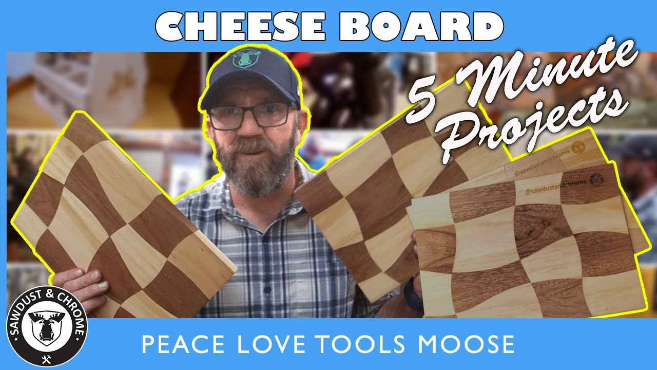 Amazing DIY Timber Cheeseboard in 5 Minutes