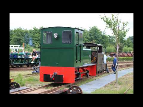 Stoomtrein Katwijk – Leiden / Nationaal Smalspoormuseum op 25-06-2016