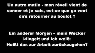 Irie Révoltés - Travailler - Lyrics (Deutsch/Französisch) - (Allemand/ Français) chords