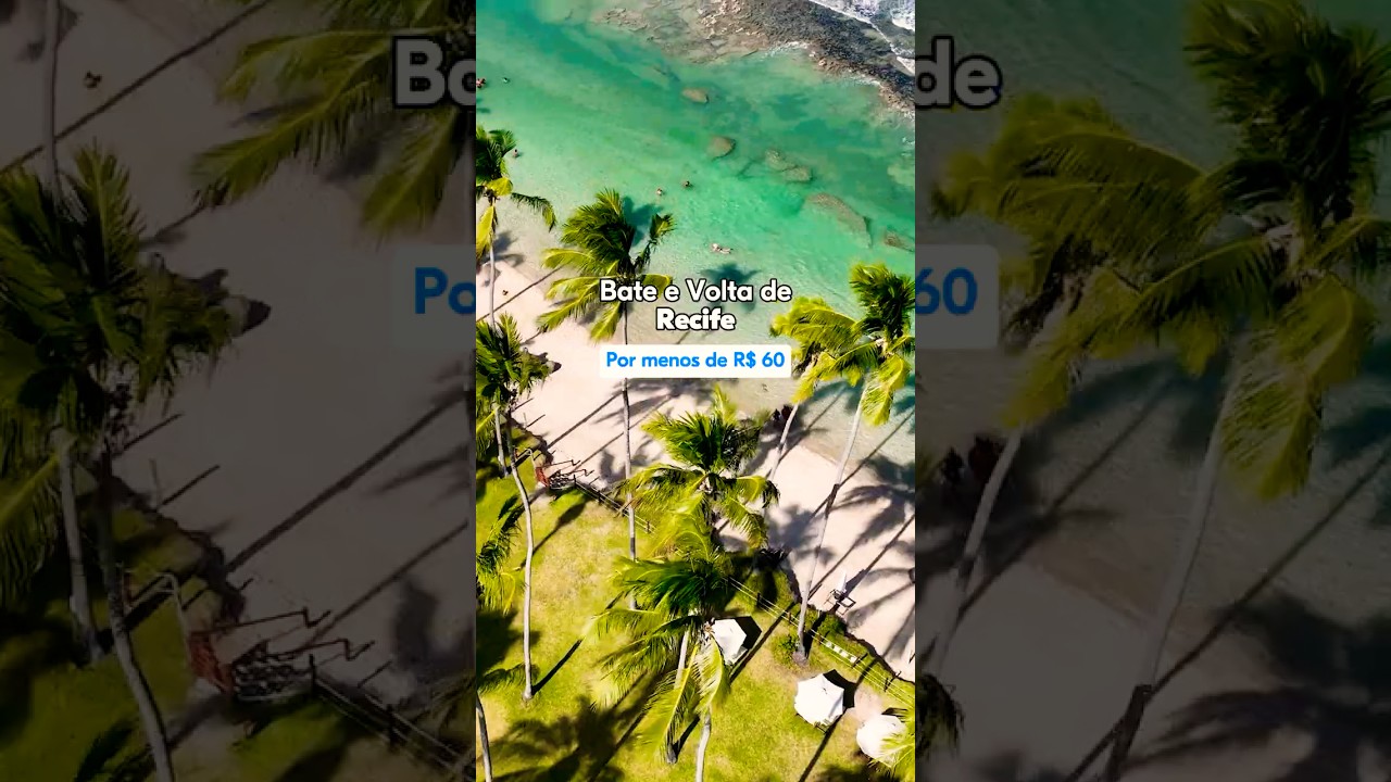 3 Viagens Bate e Volta de Recife a partir de R$ 30 (ida e volta) ! 🚗🚌