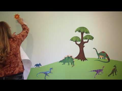 Decorating a Kids Room - Dinosaur Decals