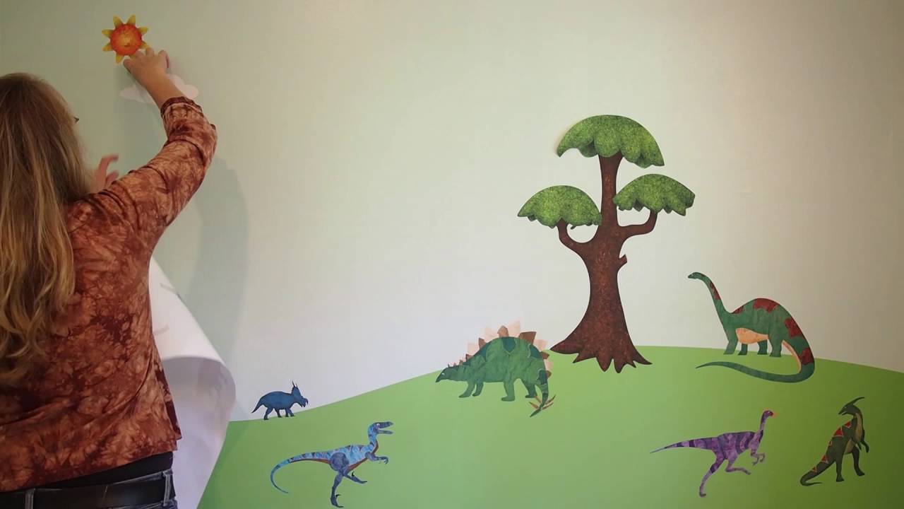Decorating a Kids Room - Dinosaur Decals