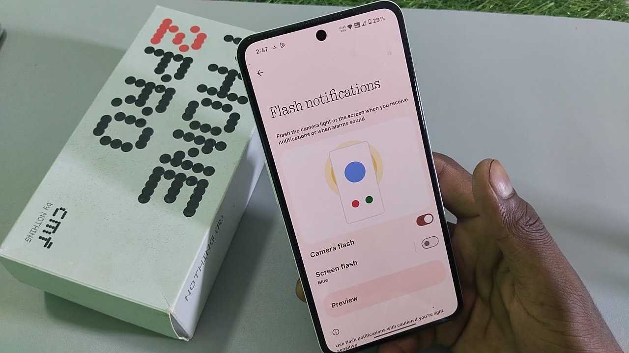 NOTHING PHONE CMF 2 PRO ME INCOMING CALL FLASHLIGHT SETTING/HOW TO ENABLE FLASHLIGHT SETTING