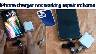iPhone NOT CHARGING Fix In 3 Minutes at home /How to fix iphone not charging problem