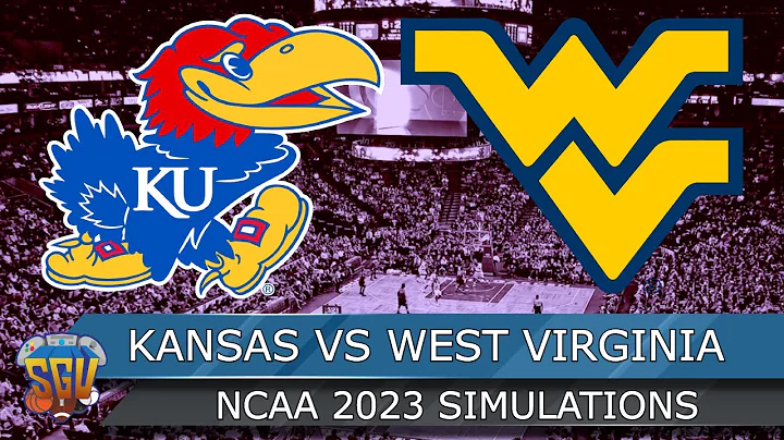 Kansas vs West Virginia - Big 12 Championship Quarterfinal 3/9 Full Game Highlights - NBA 2K23 Sim
