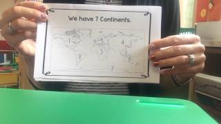 Directions for 7 Continents and 5 Oceans