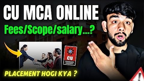 Chandigarh University Online MCA – Fees, Placements & Truth You Must Know