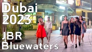 Dubai JBR (Jumeirah Beach Residence), Bluewaters Island Walking Tour 4K | United Arab Emirates 🇦🇪