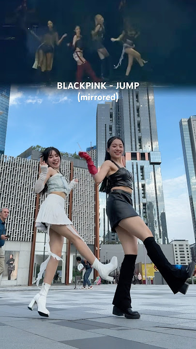 BLACKPINK - JUMP (mirrored) #deadlineworldtour #blackpink #jump #blackpinkjump #dancechallenge
