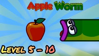 Apple Worm: Logic Puzzle – Full Walkthrough & Level 5 - 10 Guide screenshot 2