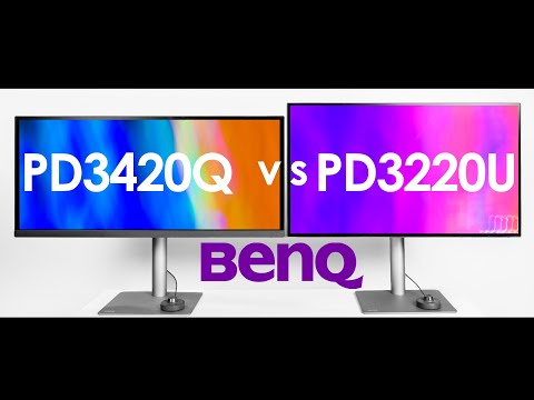 BenQ PD3420Q vs PD3220U, Pro Color Accurate Designer displays compared!