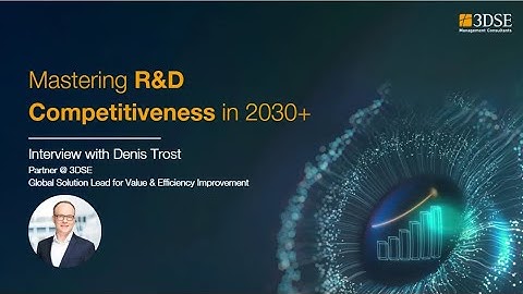 3DSE Benchmarking Study: Mastering R&D Competitiveness 2030+