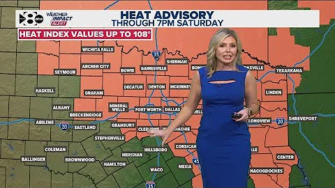 DFW Weather: Rain-free, hot and humid for the weekend