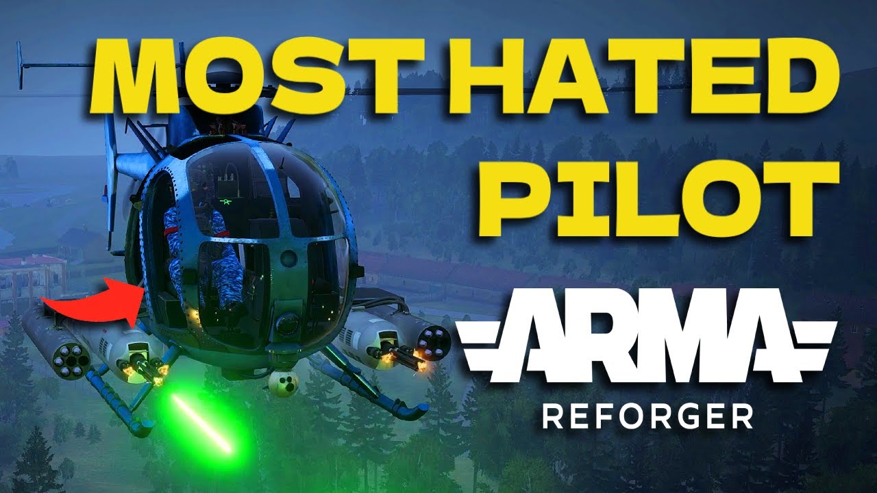Самый НЕНАВИДИМЫЙ пилот Arma Little Bird RELOADED — более 250 убийств