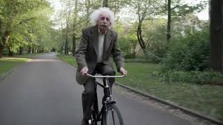 Albert Einstein: "Life is like riding a bicycle. To keep your balance, you must keep moving."