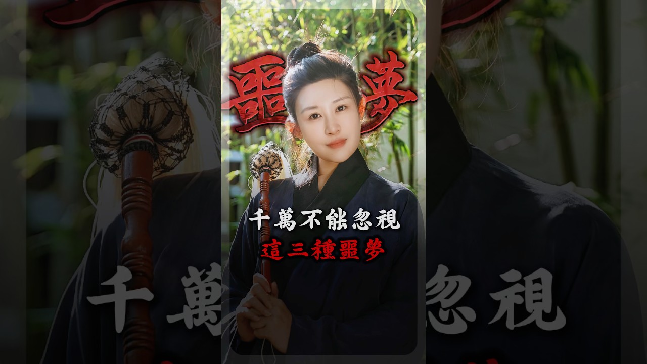 千万不能忽视这三种噩梦 #國學智慧 #傳統文化 #易经 #梦境 #运势 #财运 縮圖