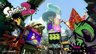 Splatoon 2 title screen [with zapfish]