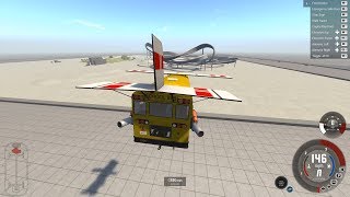 Can We Land A FLYING BUS? - BeamNG.drive screenshot 2