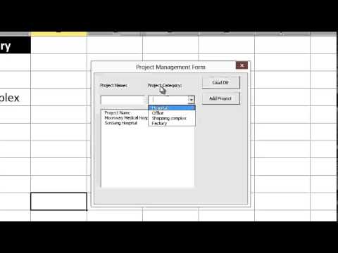 Excel VBA Form Control 15 01 Simple List Box Combo Box Demo - YouTube