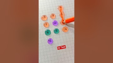 Nối giọt nước  từ 1 đến 11 #shorts #iqtest #quiz #games #test #questions