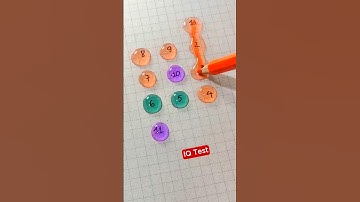 Nối giọt nước  từ 1 đến 11 #shorts #iqtest #quiz #games #test #questions