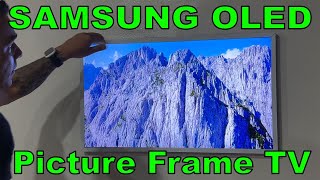 Samsung OLED Picture Frame TV 32" Unboxing & Completed Installation screenshot 4