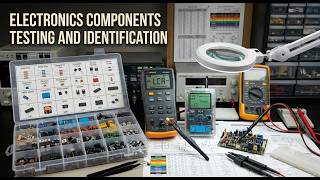 COMPONENTS TESTING AND IDENTIFICATION, #electroniclab,#experiment,#electronic, #laboratory,