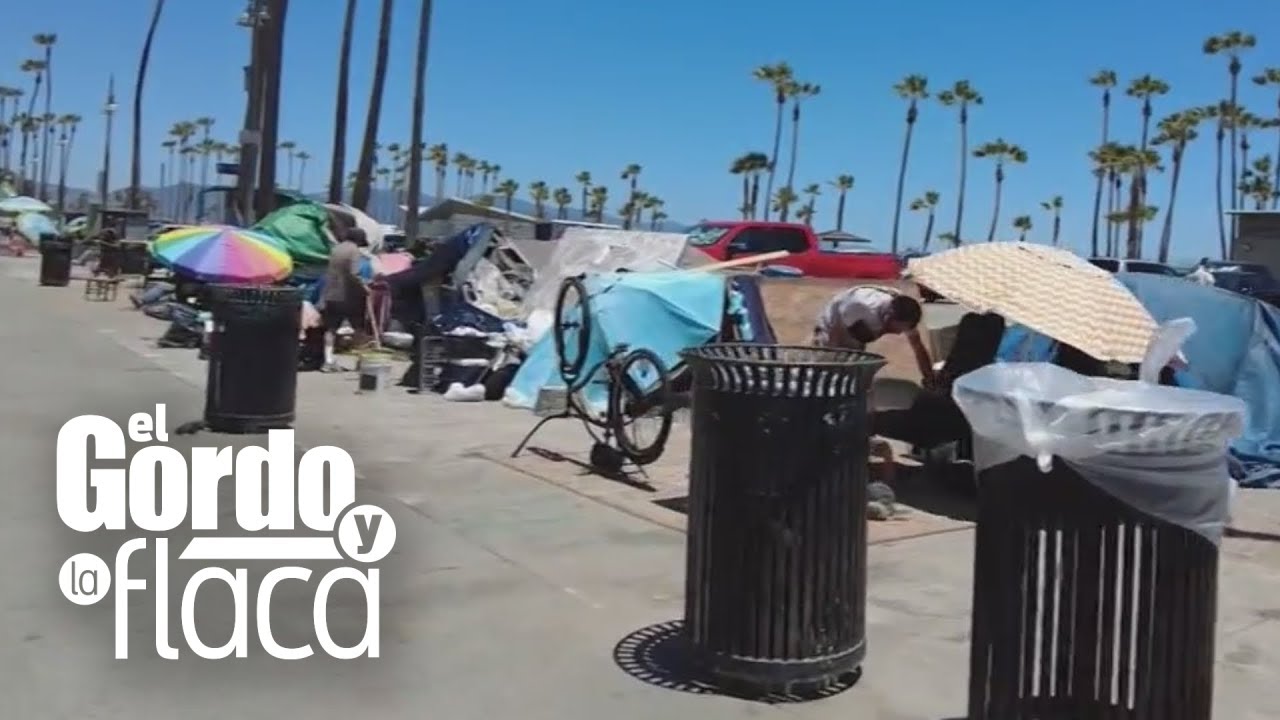 Miles de indigentes invaden al condado de Los Ángeles y destinos como Venice Beach | GYF