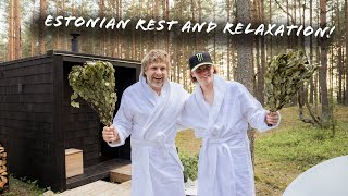 Eating and Relaxing like Estonians do! 🍽️🧖🏼‍♂️ | Estonia Vlog 2