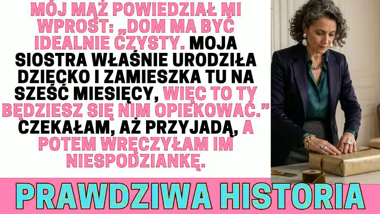Mąż zmusił mnie do opieki nad dzieckiem swojej siostry. Czekałam na nich i wręczyłam prezent.