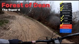 Forest of Dean MTB. All the best tracks in the wet! *BIG Crash*