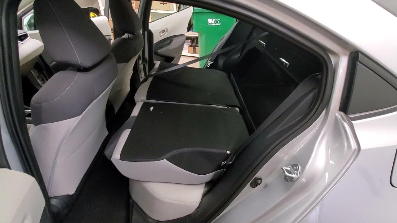 2020 2021 & 2022 Toyota Corolla Sedan - How To Lower Rear Passenger