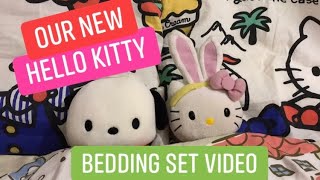 Our New Hello Kitty Bedding Set