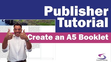 Publisher Tutorial: Create and Print an A5 Booklet - See how you can create a brochure in Publisher
