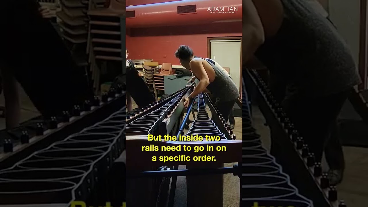 How to ASSEMBLE a Marimba One 5.0 octave marimba in 60 secs ✨ 