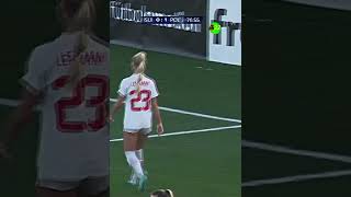 Alisha Lehmann incredible vs Poland 👀🔥😳 #shorts #football #alishalehmann