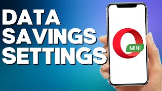 How to Find Data Savings Settings on Opera Mini Browser App screenshot 3