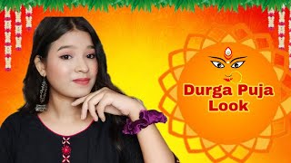 Navratri Makeup Look | Day-1 Look |Durga Puja Makeup Look |The Amisha