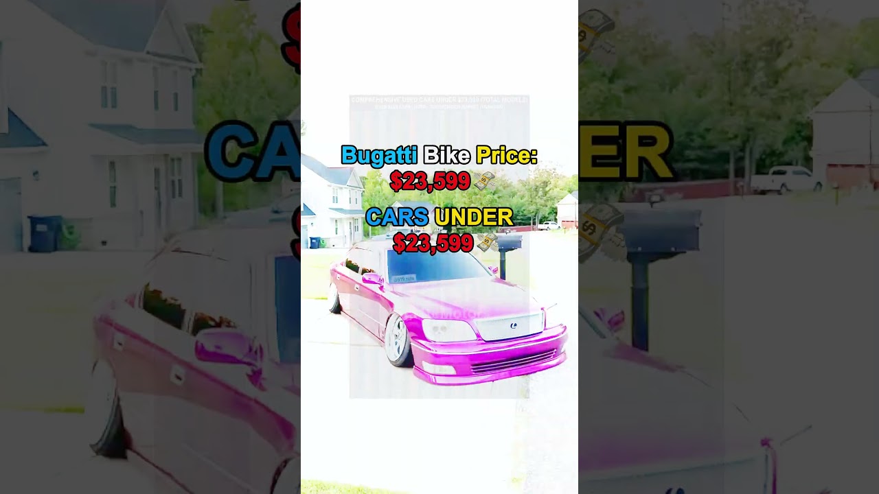 Cars That Cost Less Than A Bugatti Bike? 💀🚲