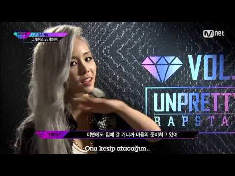 [UNPRETTY RAPSTAR 3] GRACE vs ASH B - Diss Battle (Türkçe Altyazılı/Turkish sub)