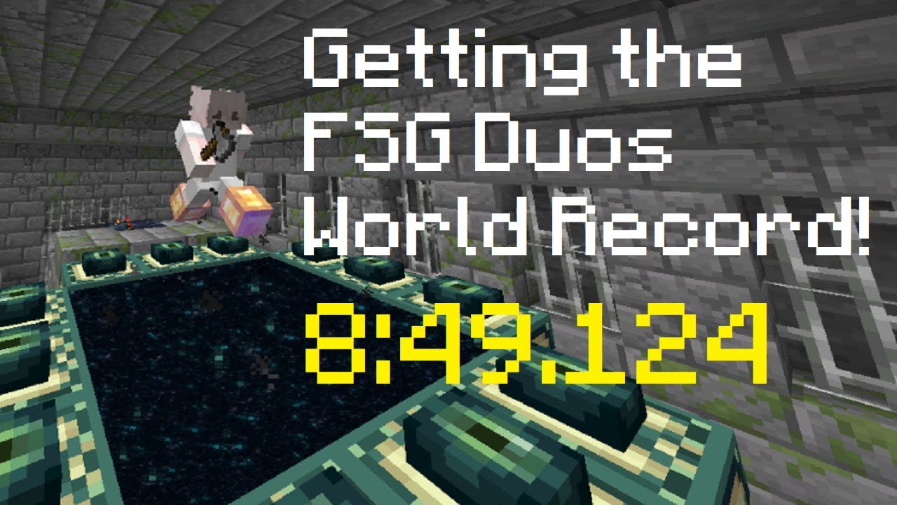 Minecraft FSG Duos | 8:49.124 - YouTube