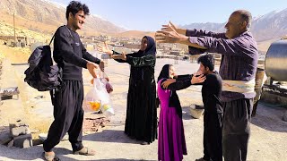 Download Lagu Sobhan's unexpected return from work 😍 Incredible family reaction! MP3