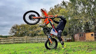 I Bought A KTM 300 2 Stroke to Practice Wheelies!