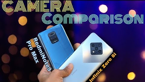 infinix zero 8i vs Redmi note 9 pro max | Camera Comparison