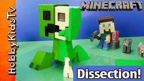 Play Doh Minecraft Creeper Take Apart