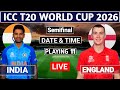 T20WC 2026: IND vs ENG Semifinals playing 11|T20WC 2026||Edugate Cricket||