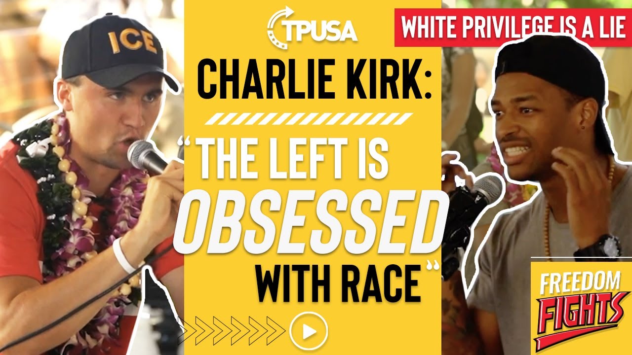 Charlie Kirk and Candace Owens Dismantle White Privilege Argument With Military Member at Campus Conversation Event