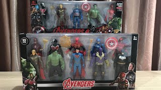 10 Minutes Satisfying With Unboxing Superhero Avengers Set 15 Pieces | ASMR | Ironman, Hulk Only $8